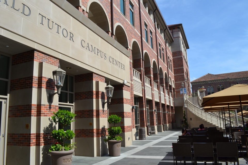 Facade of the Tutor Campus Center